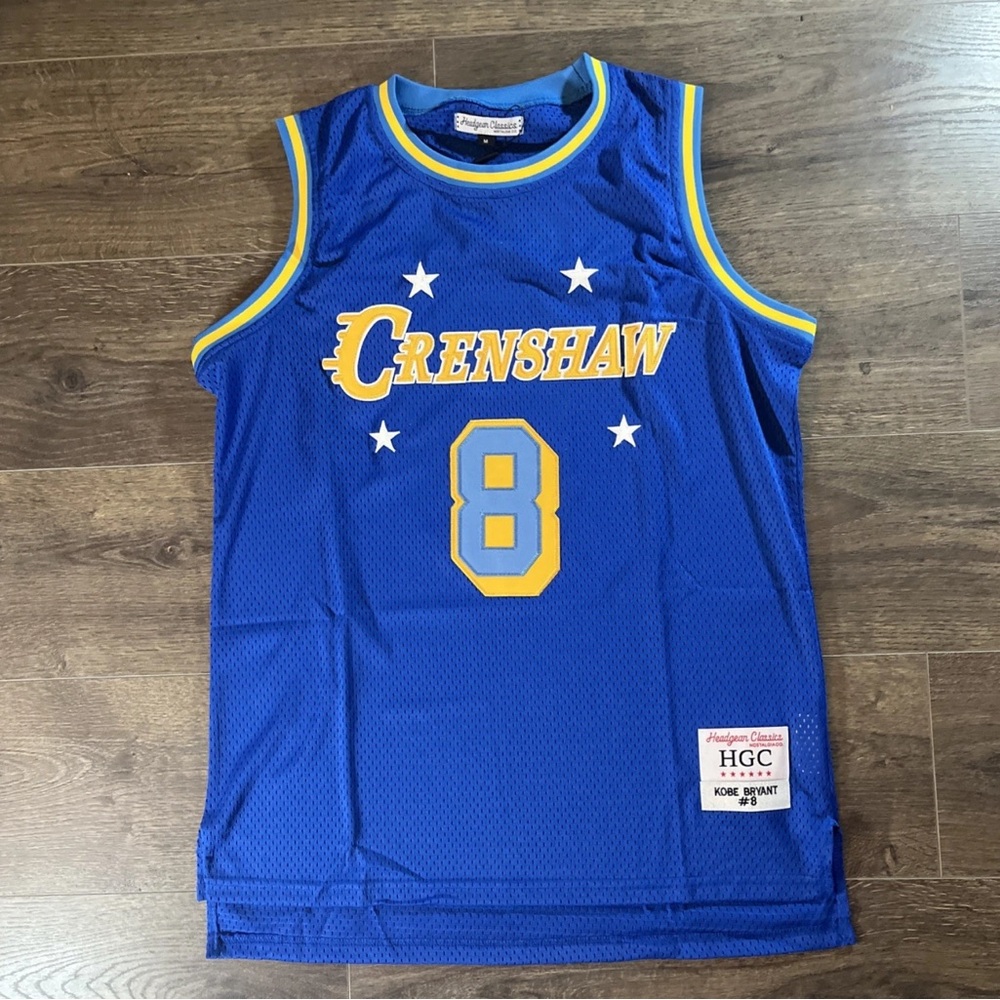 #NWT #Hanger #Classics #Crenshaw #Kobe #Bryant #8 #DeadStock Blue Jersey